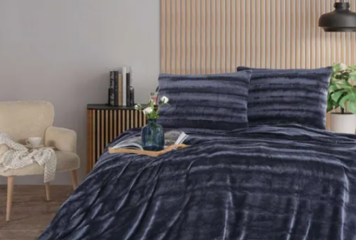 ZEBRA CASA COZY ÇİFT KİŞİLİK YATAK ÖRTÜSÜ