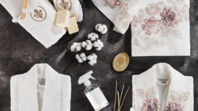 ZEBRA CASA ROSENGART AİLE BORNOZ SETİ