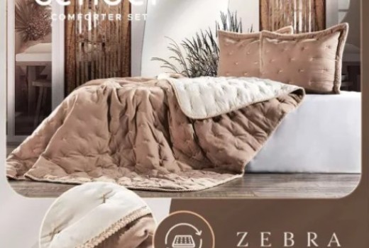 ZEBRA CASA TENDER ÇİFT KİŞİLİK YATAK ÖRTÜSÜ